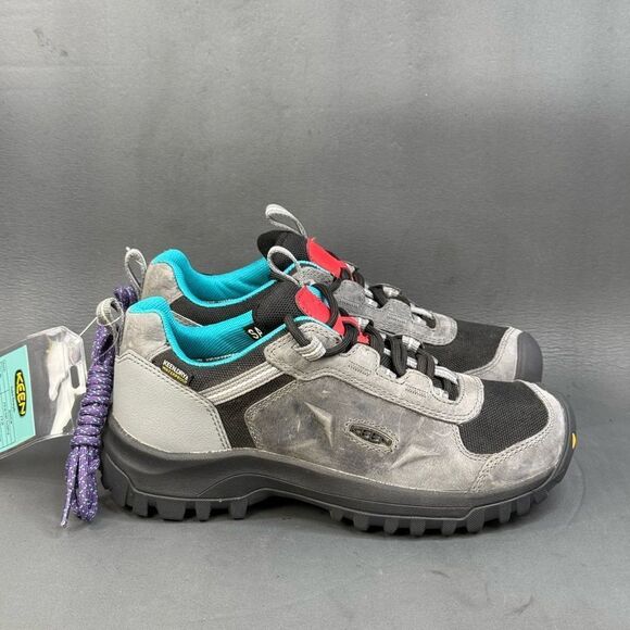 Keen Women Basin Ridge Waterproof athletic leather Hiking Shoes size 7 - Picture 1 of 9